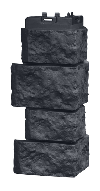 Наружный угол Гранд Лайн Classic Дикий камень Графит