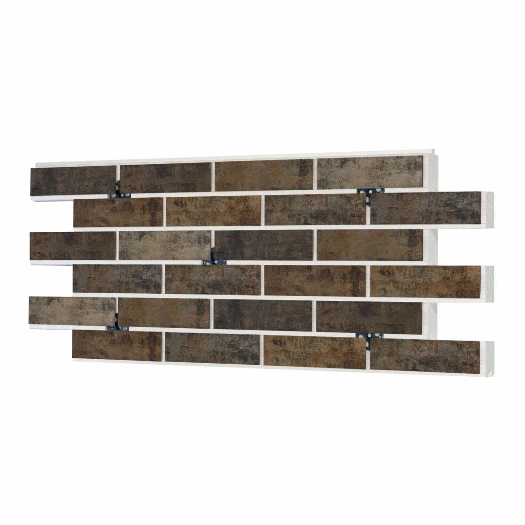 Термопанель ППС Beryoza Ceramica Brick Wall Палевый
