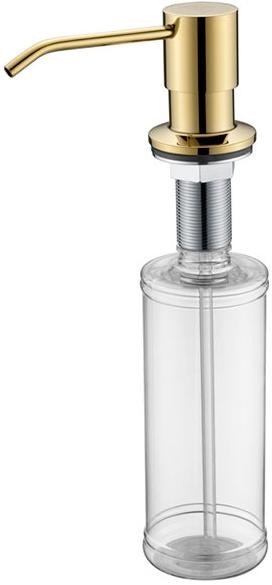Дозатор жидкого мыла REIN, D002-G, золото, Paulmark в строительном магазине