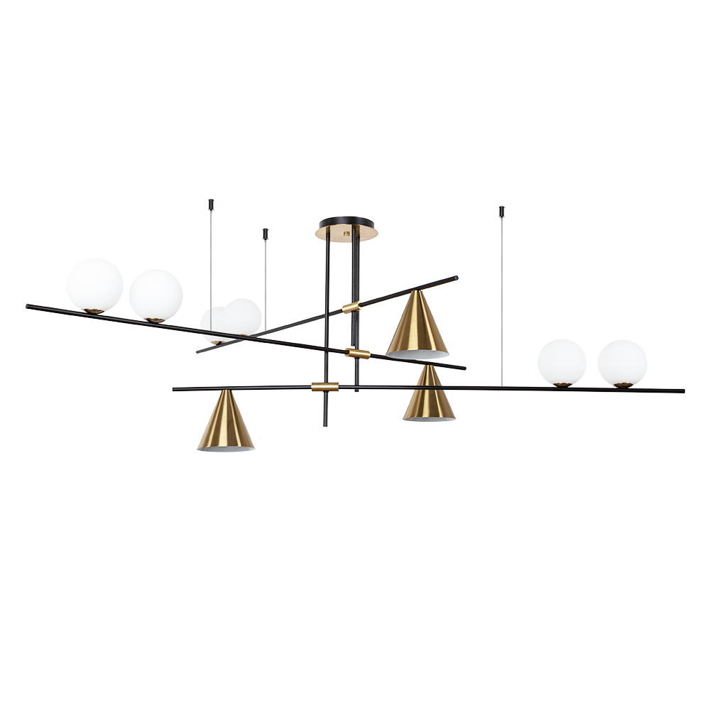 Люстра на штанге Arte Lamp JACOB A7029PL-9BK в строительном магазине