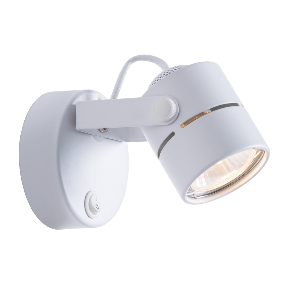 Спот Arte Lamp MIZAR A1311AP-1WH в строительном магазине