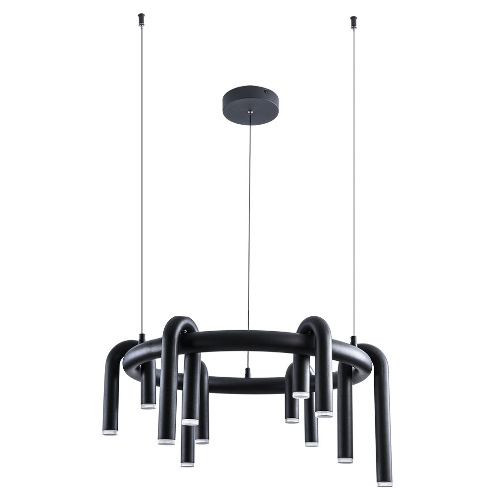 Подвесная люстра Arte Lamp WARHOL A3258LM-30BK в строительном магазине