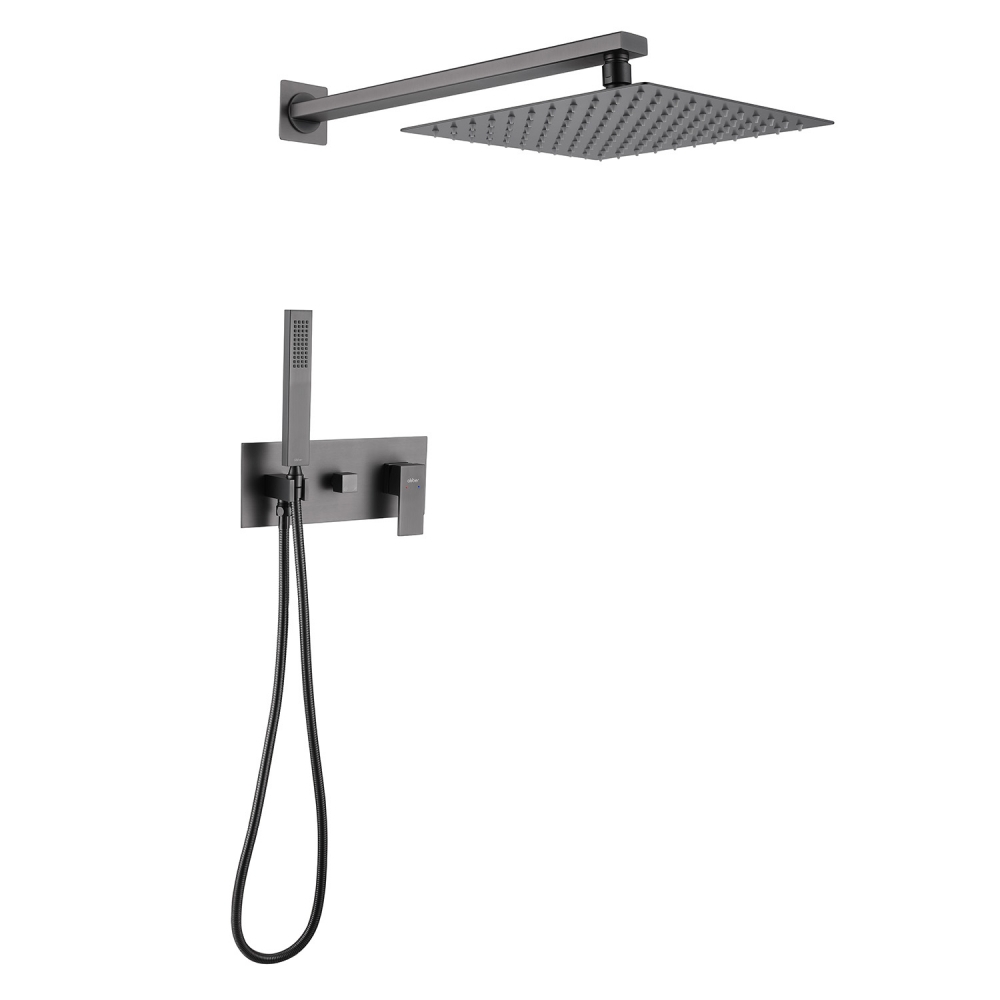 Душевая система ABBER Daheim AF8218NG скрытого монтажа без излива, никель в строительном магазине