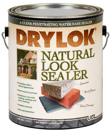 Защитно-декоративная пропитка-лак Zar (Зар) Drylok Natural Look Sealer с эффектом мокрого камня п/мат. 0,9л в строительном магазине
