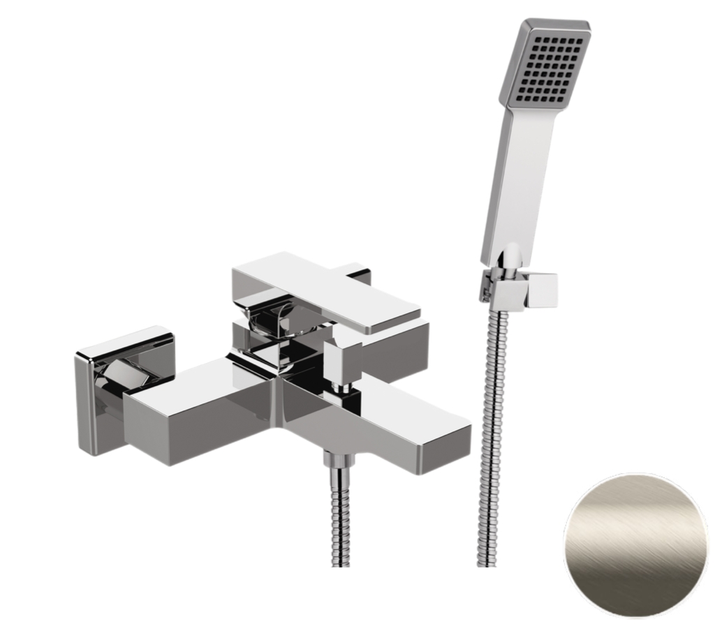 Смеситель для ванны Remer Absolute AU02XV, сталь в строительном магазине