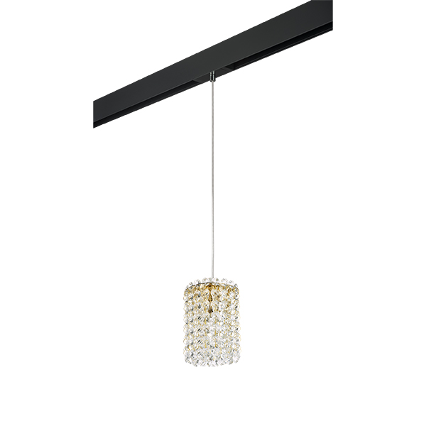 PRO795312 Светильник д/1-фазн трека CRISTALLO 1х40W G9 ЗОЛОТО/ЧЕРНЫЙ (795312+595007) в строительном магазине