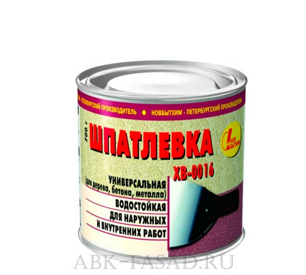 Шпатлевка НОВБЫТХИМ «ХВ-0016»