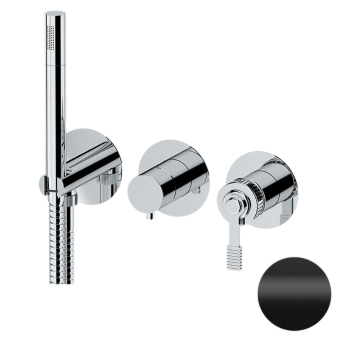 Смеситель для душа Remer Atelier AL97D2PNO, черный матовый в строительном магазине