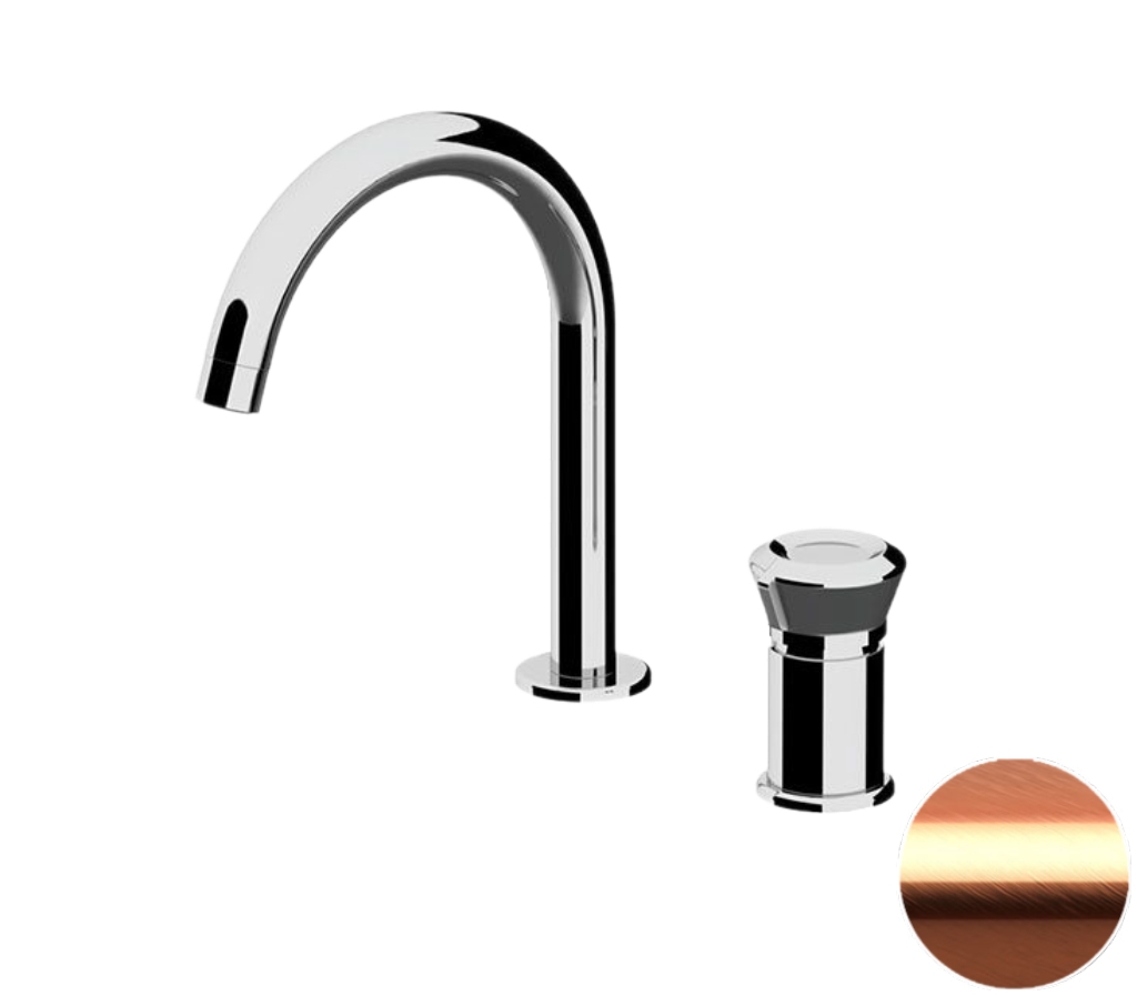 Смеситель для раковины Remer Element ET57RP, медь брашированная в строительном магазине