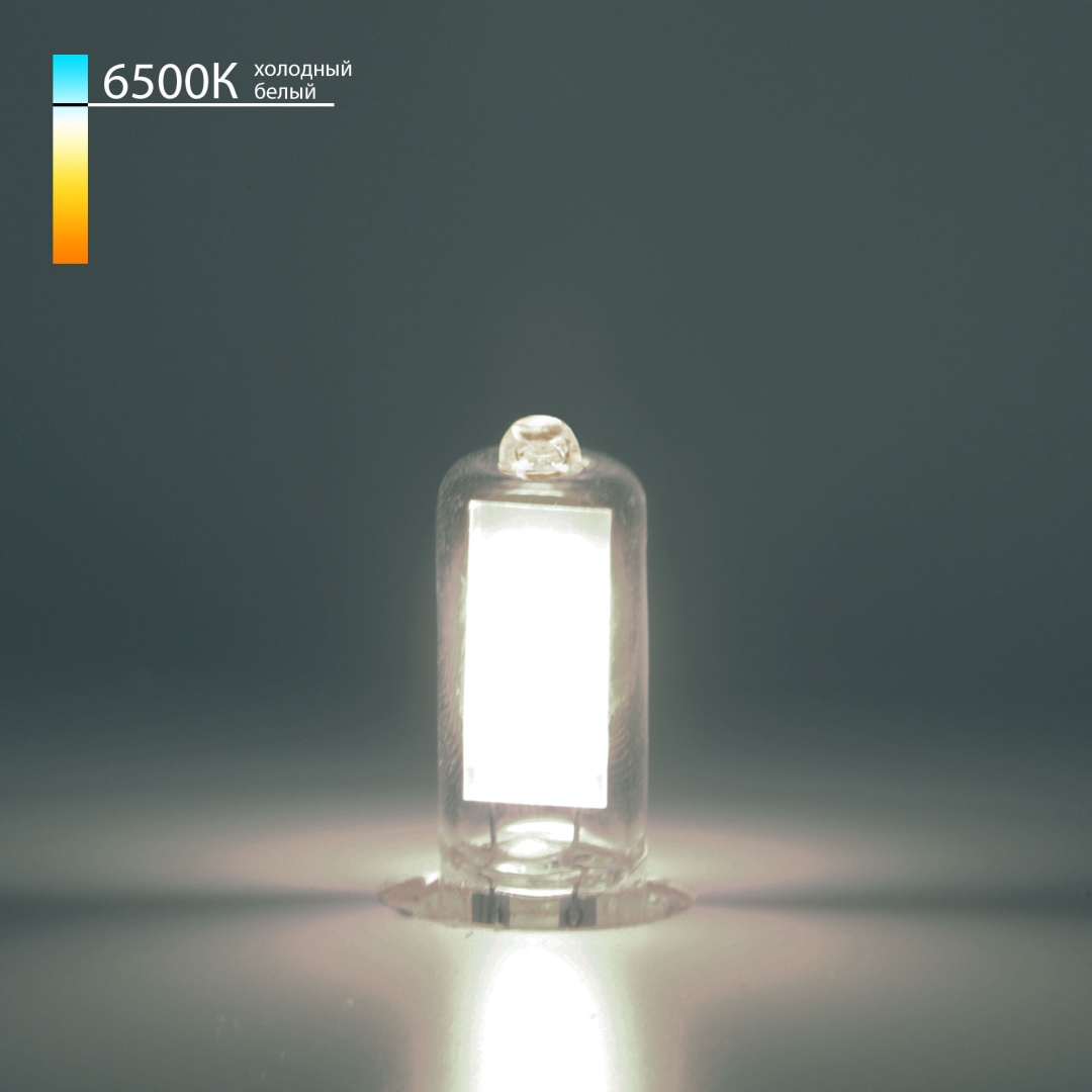 Светодиодная лампа G4 LED 5W 220V 6500K стекло BLG421 в строительном магазине