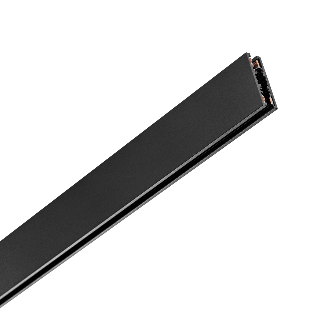 506517 Трек 24V двухконтактный "вверх-вниз" тип E LINEA 1м ЧЕРНЫЙ в строительном магазине