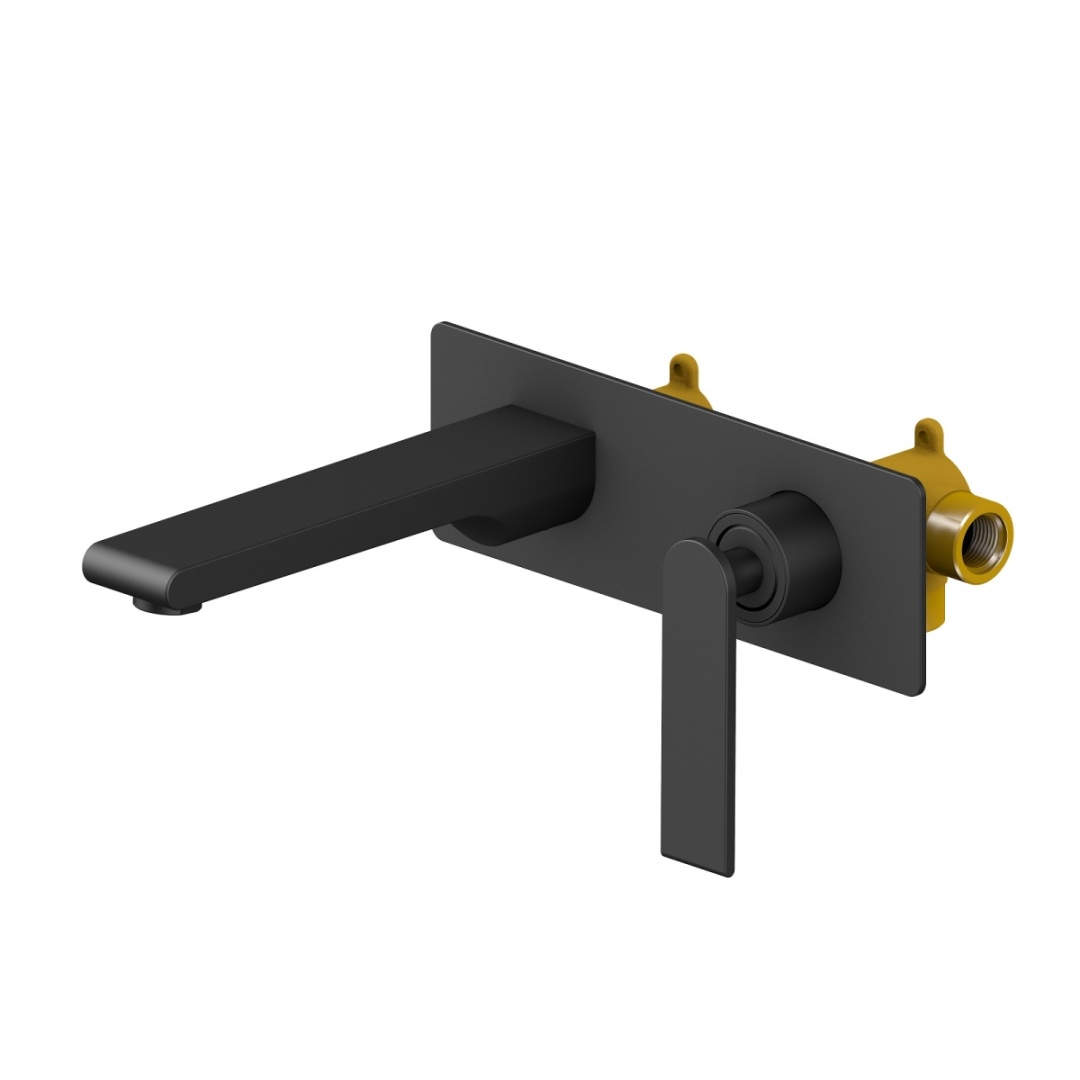 Смеситель для раковины встроенный Timo Anni (2771/03SM) черный в строительном магазине