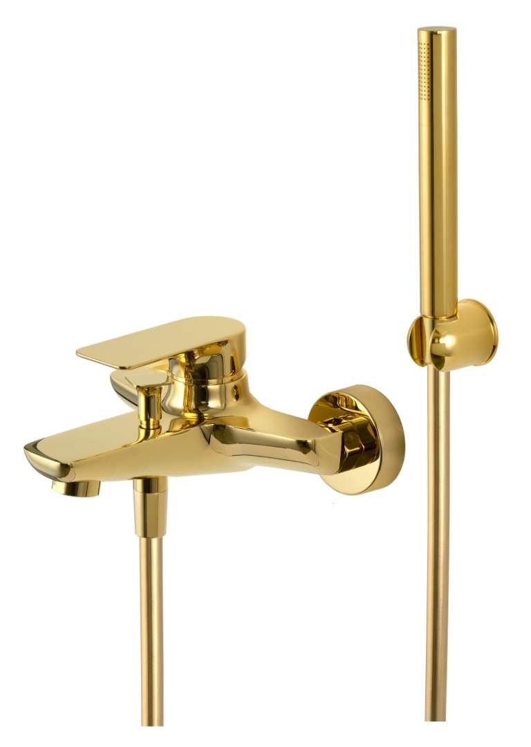 Смеситель для ванны Remer Infinity I02DO, золото глянцевое в строительном магазине