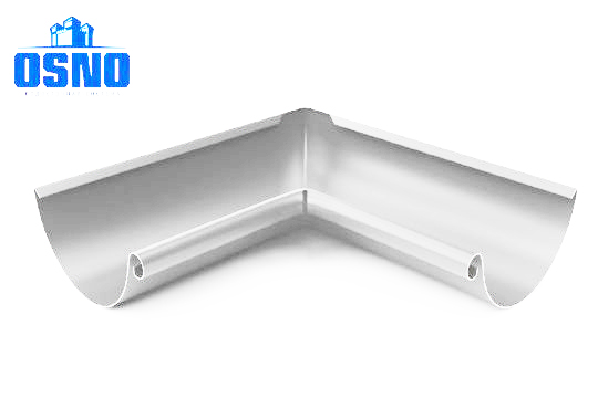 Угол желоба внутренний 90гр. 125/90 OSNO RAL 9003 белый