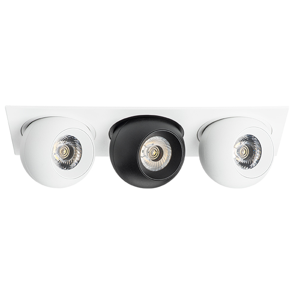 i536647464 Светильник INTERO LED 9W*3 850LM*3 24G БЕЛЫЙ/ЧЕРНЫЙ 4000K (217536+217064+217074+217064) в строительном магазине