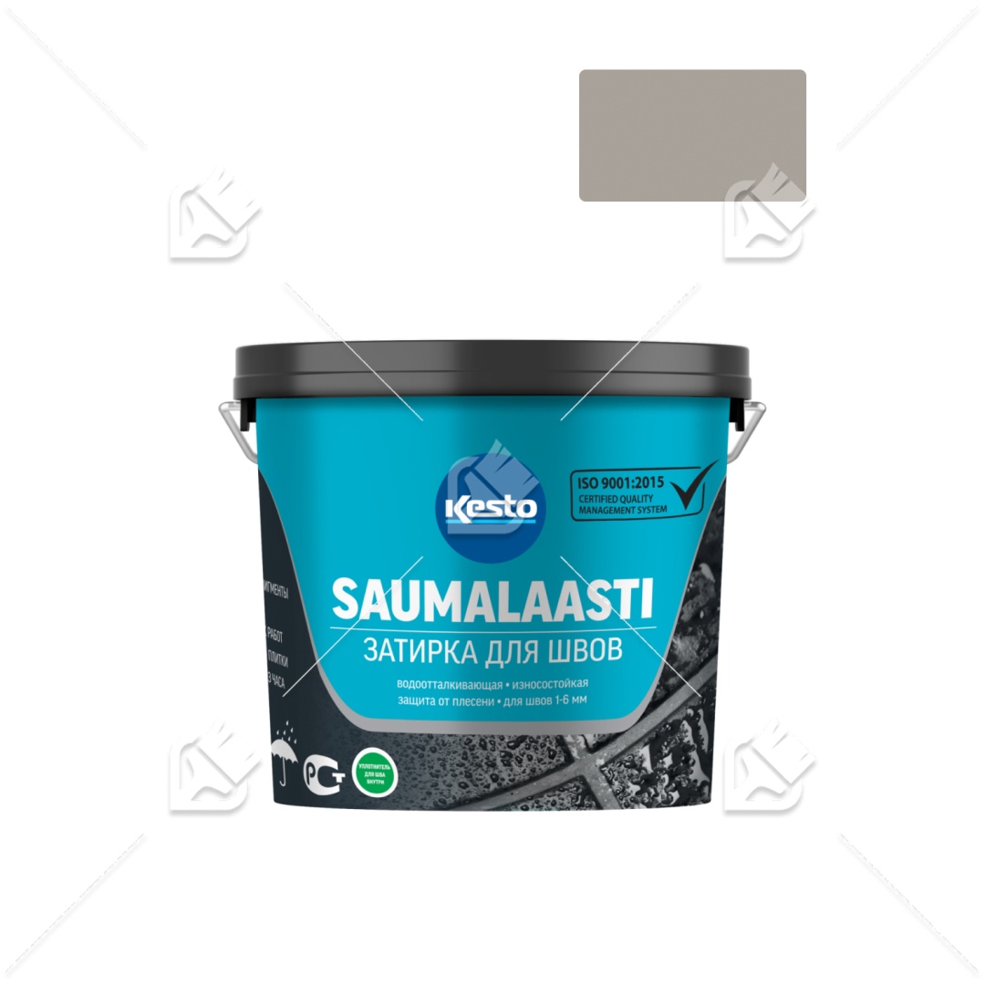 Затирка Kesto Saumalaasti41 для швов средне-серая 3кг