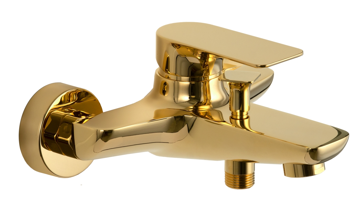 Смеситель для ванны Remer Infinity I05DO, золото глянцевое в строительном магазине
