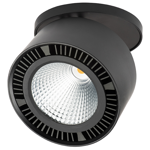 214847 Светильник FORTE INCA LED 40W 3400LM 30G ЧЕРНЫЙ 4000K в строительном магазине