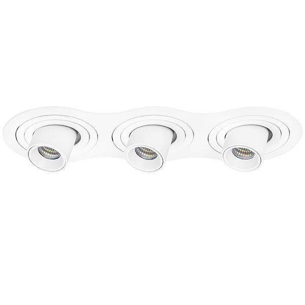 i636162 Светильник INTERO TUBO LED 7W*3 360LM*3 60G БЕЛЫЙ 3000K (217636+217162+217162+217162) в строительном магазине
