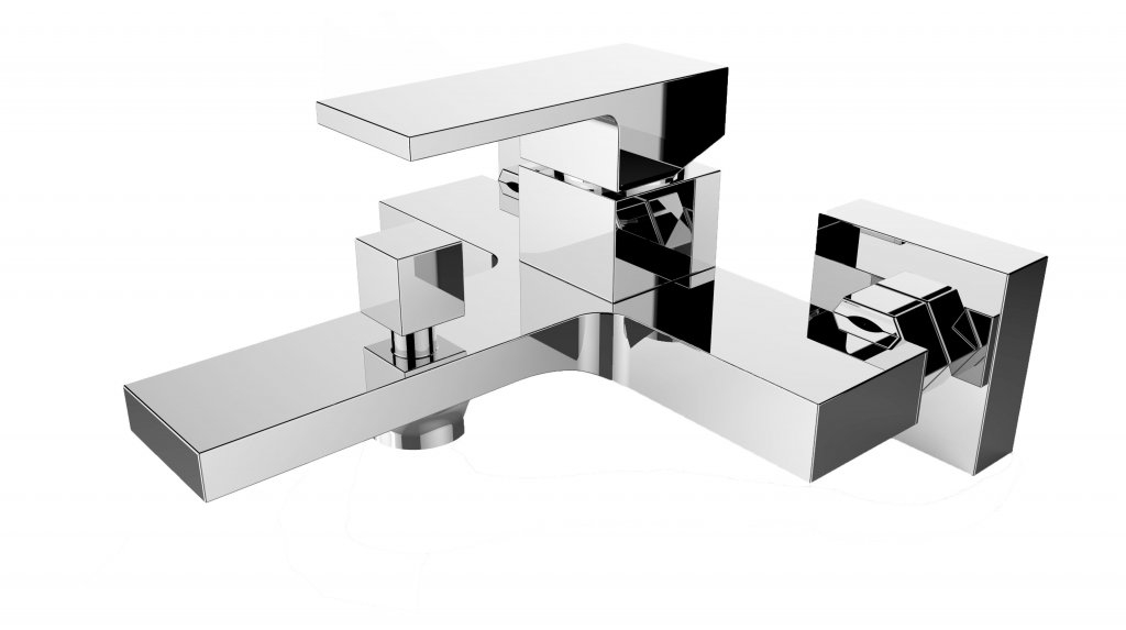 Смеситель для ванны и душа BelBagno ROMANO ROM-VAS-CRM в строительном магазине