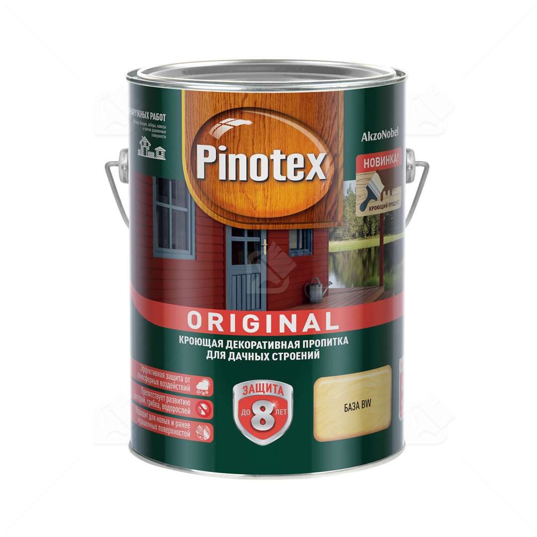 Пропитка Pinotex Original база BW защита дерева 2,7 л.