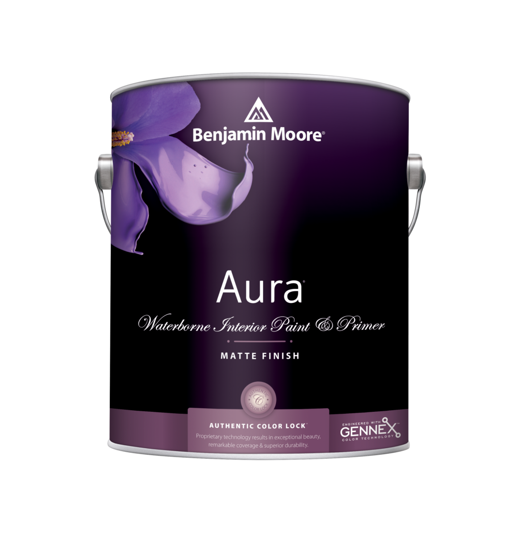 Краска интерьерная Benjamin Moore Aura Waterborne Interior Paint "522" (Бенжамин Моор Аура Ватерборн Интерьер паинт "522") Матовая 3,8л в строительном магазине