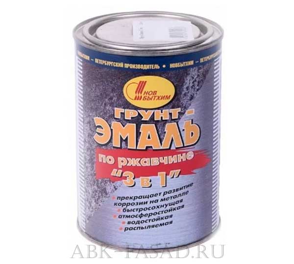 НОВБЫТХИМ «Грунт-эмаль» в строительном магазине
