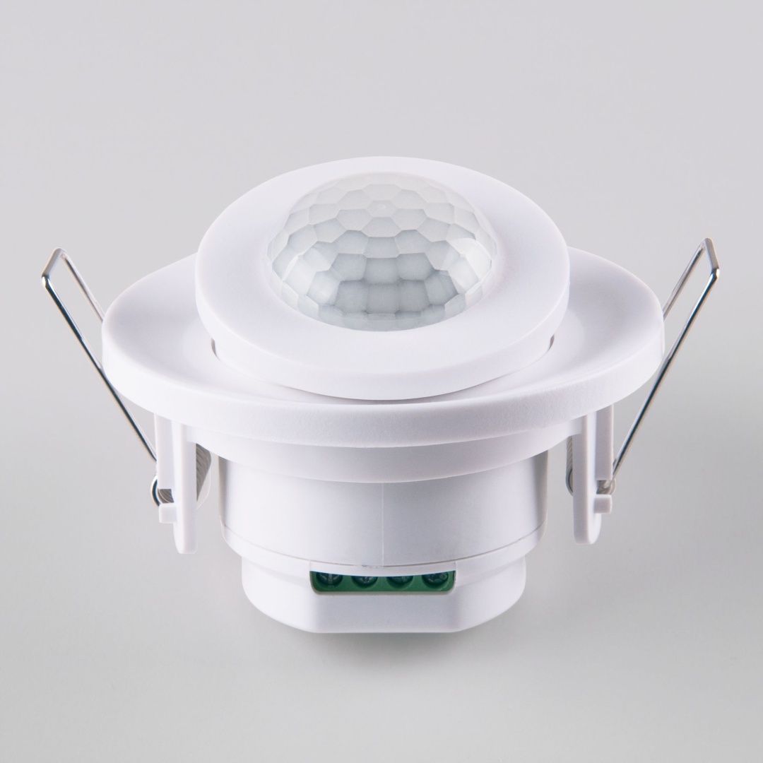 Инфракрасный датчик движения 8м 1200W 360° IP20 SNS-M-12 белый в строительном магазине