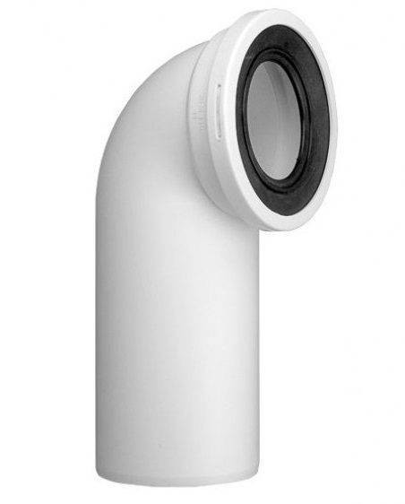 Фановая труба McAlpine (L230мм) под углом 90° WCE-CON9 в строительном магазине