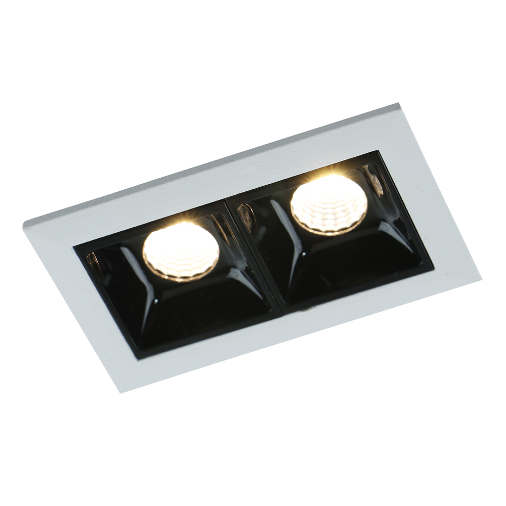 Точечный встраиваемый светильник Arte Lamp GRILL A3153PL-2BK в строительном магазине