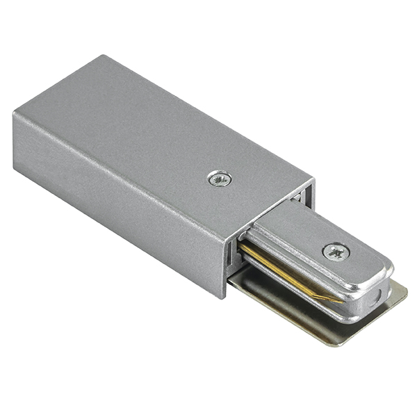 502119 Питание боковое трековое однофазное BARRA СЕРЫЙ в строительном магазине