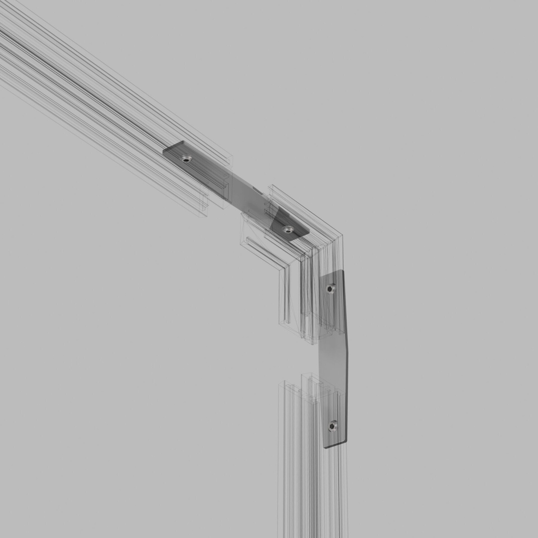 Соединительная планка для шинопровода 2 шт. Mini Magnetic 85175/00 в строительном магазине