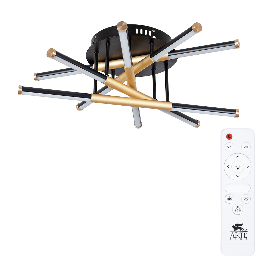 Потолочная люстра Arte Lamp FERNANDO A2199PL-5BK в строительном магазине