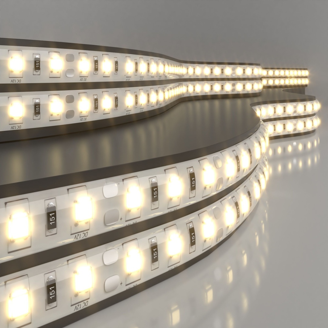 Светодиодная лента 12 В 14,4 Вт/м 60 Led/м 5050 IP65, теплый белый 3300К, 5 м Лента светодиодная 12V 14,4W 60Led 5050 IP65 теплый белый, 5м в строительном магазине