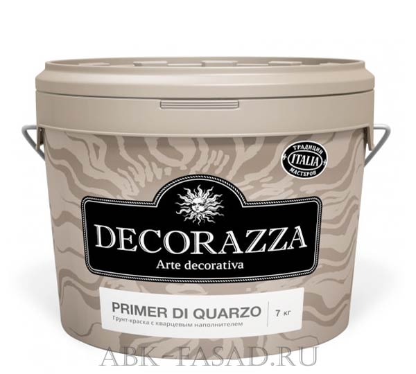 Грунт кварцевый Decorazza Priemer Di QuarzoБелый базовый