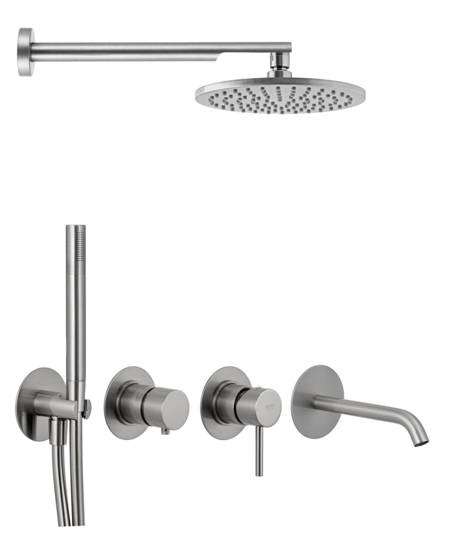 Душевая система Remer X Style X96D3SETXV, сталь в строительном магазине