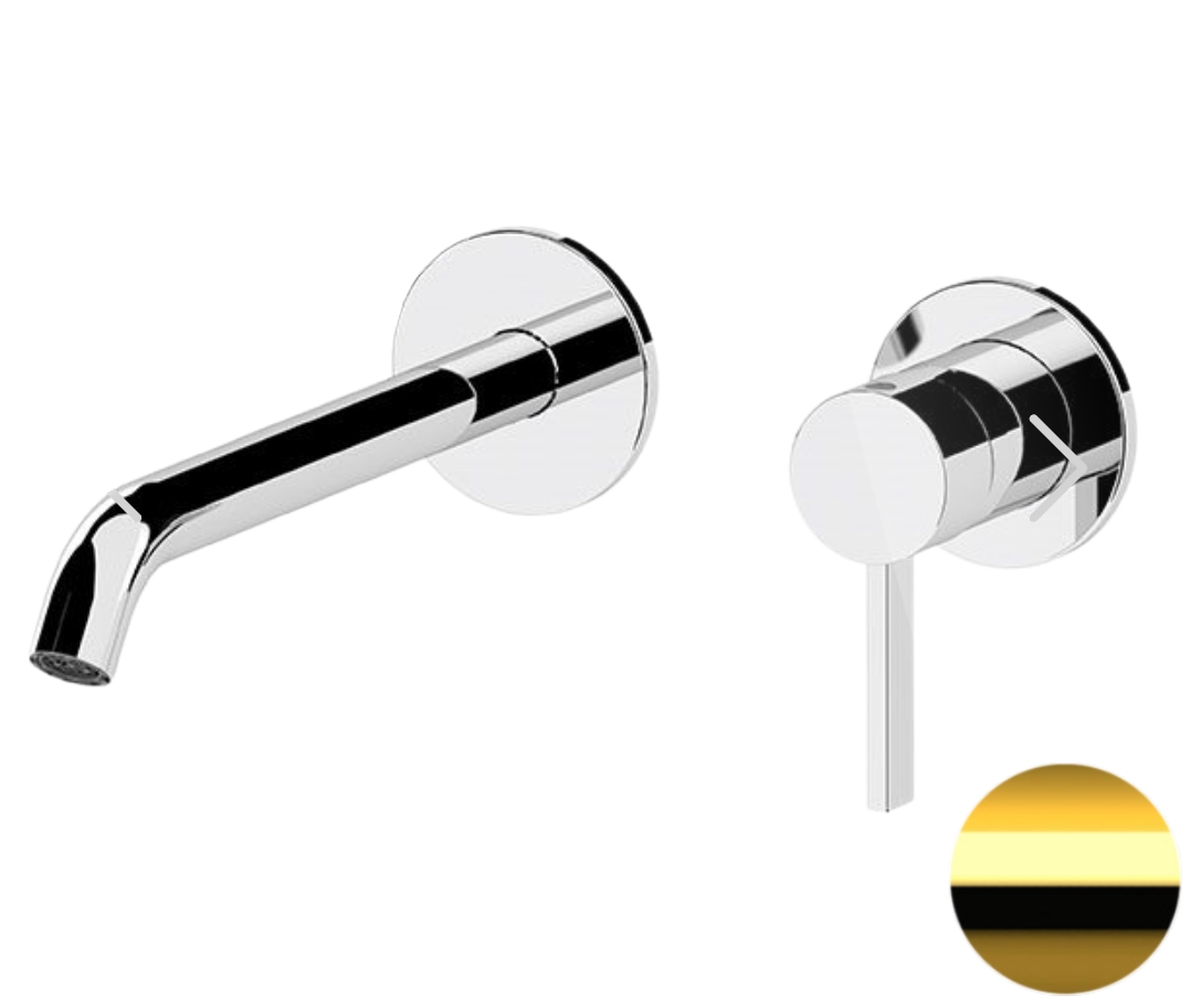 Смеситель для раковины Remer Metrica MC15PDO, золото глянцевое в строительном магазине