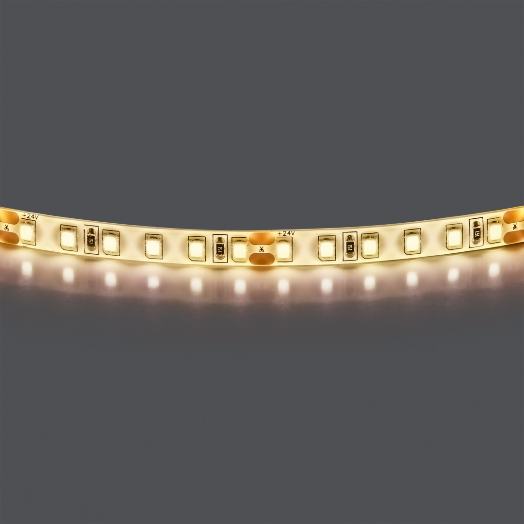 420854 Лента LIGHTSTAR LED 24V 12W 120leds/M 1500LM/M 4000K IP65 1 шт = 5м в строительном магазине