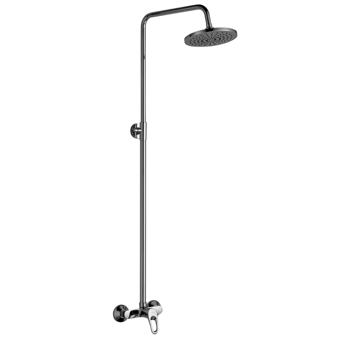 Смеситель Rossinka B для душа с регулируемой высотой штанги и лейкой Тропический дождь (B35-44) в строительном магазине