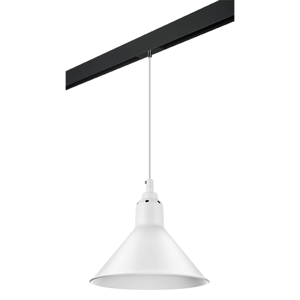 PRO765026 Светильник д/1-фазн трека LOFT 1х40W E14 БЕЛЫЙ/ЧЕРНЫЙ (765026+595007) в строительном магазине