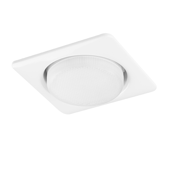 212120 Светильник TENSIO Q GX53 H4 220V SQUARE WHITE в строительном магазине