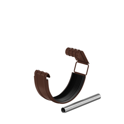 Соединитель желоба в комплекте Аквасистем PURAL 8017 (Коричневый) 100/150