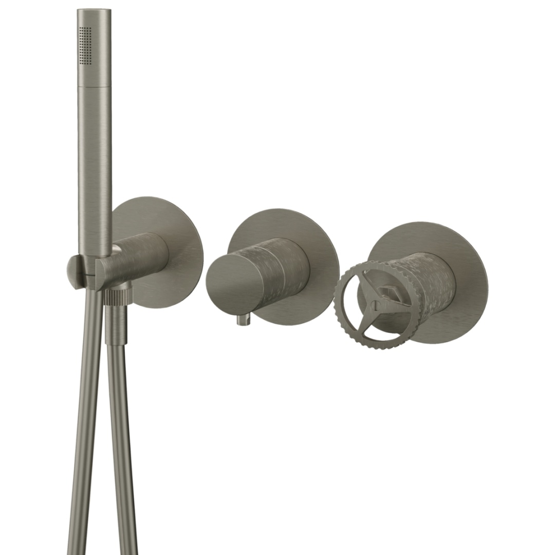 Смеситель для душа Remer Chrono CH97D2PXV, сталь в строительном магазине