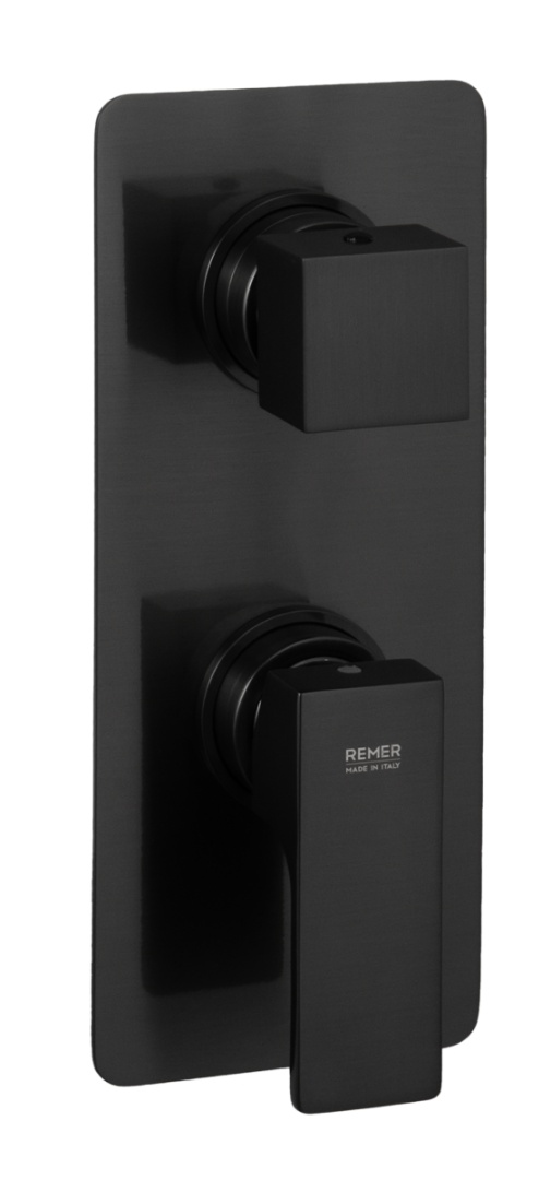 Смеситель для душа Remer Absolute AU92KBCFP, чёрный брашированный хром в строительном магазине