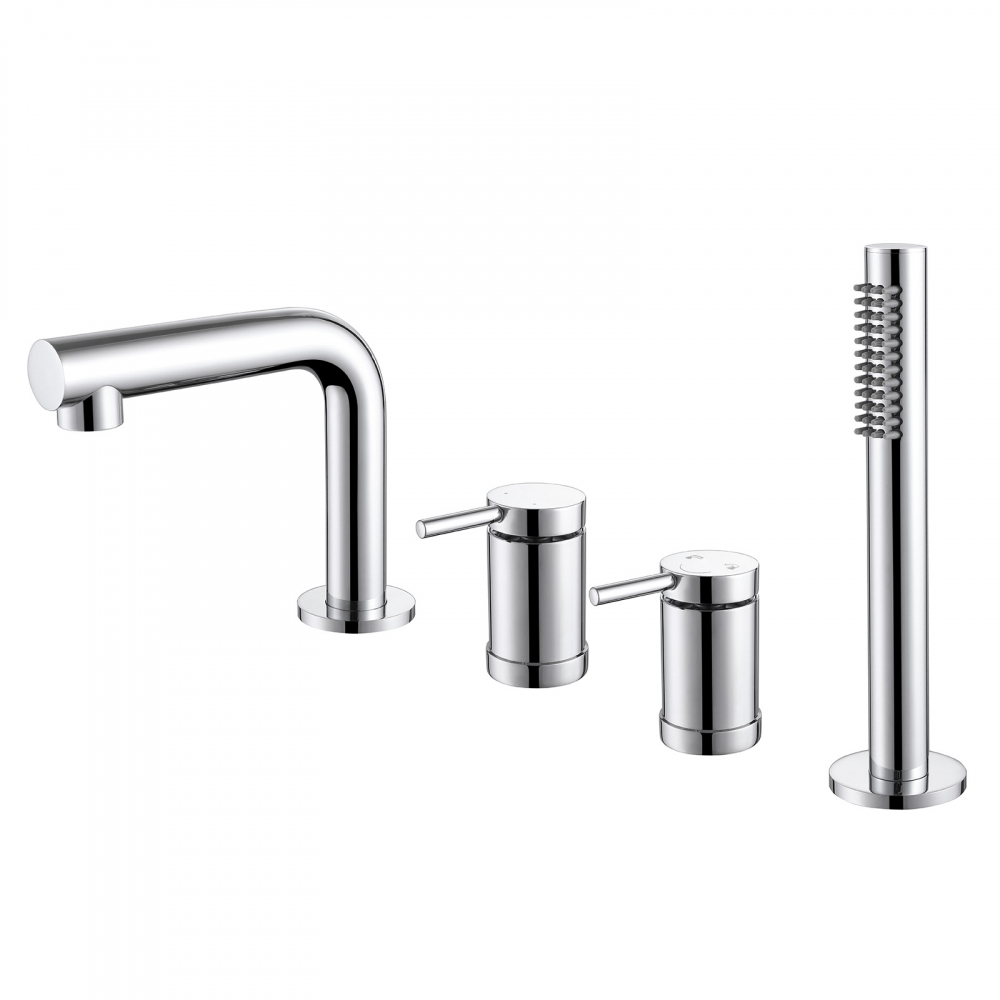 Смеситель ABBER Emotion AF8813 на борт ванны, хром в строительном магазине