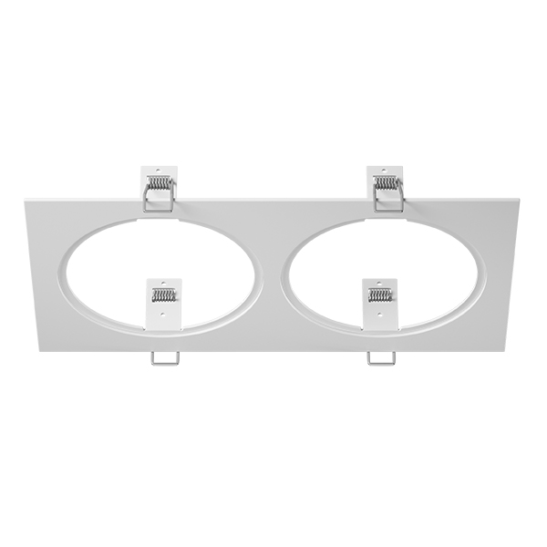 217826 Рамка INTERO 111 Double QUADRO БЕЛЫЙ в строительном магазине