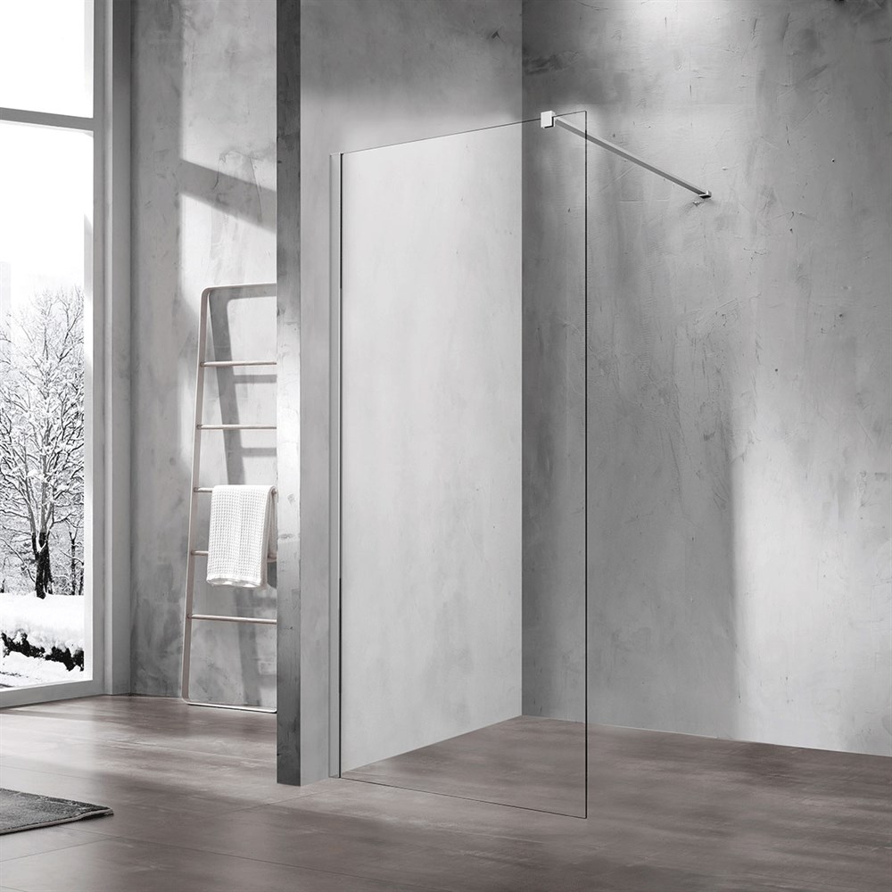 Душевая перегородка Vincea Walk-In VSW-1H900CL, 900x2000, хром, стекло прозрачное в строительном магазине