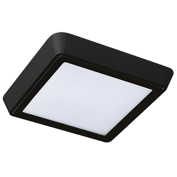 216874 Светильник URBANO SQ LED 20W 1480LM 115G ЧЕРНЫЙ 4000K IP65 в строительном магазине