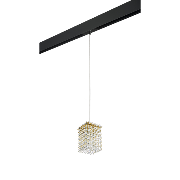 PRO795412 Светильник д/1-фазн трека CRISTALLO 1х40W G9 ЗОЛОТО/ЧЕРНЫЙ (795412+595007) в строительном магазине