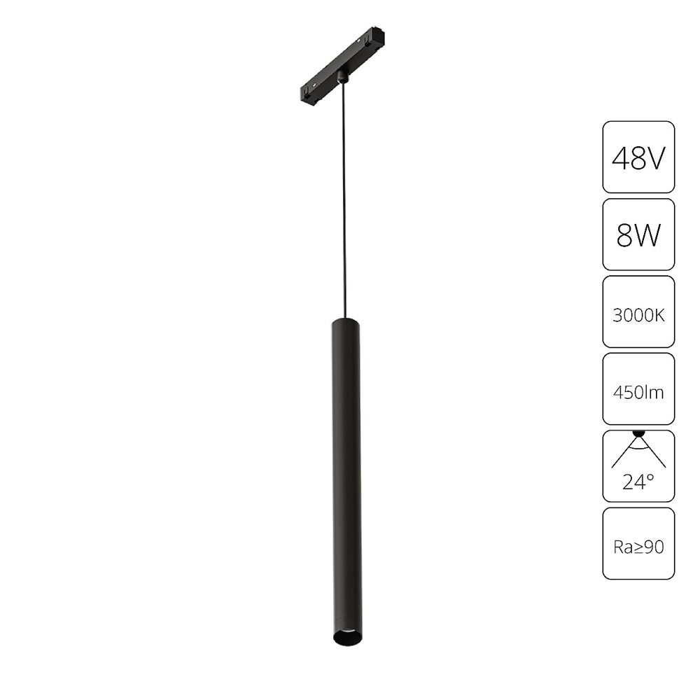 Магнитный трековый светильник Arte Lamp LINEA A4780SP-1BK в строительном магазине